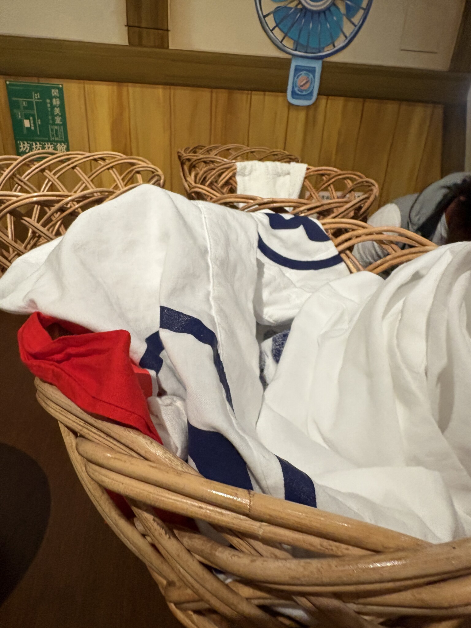 油屋の浴場を思わせる展示