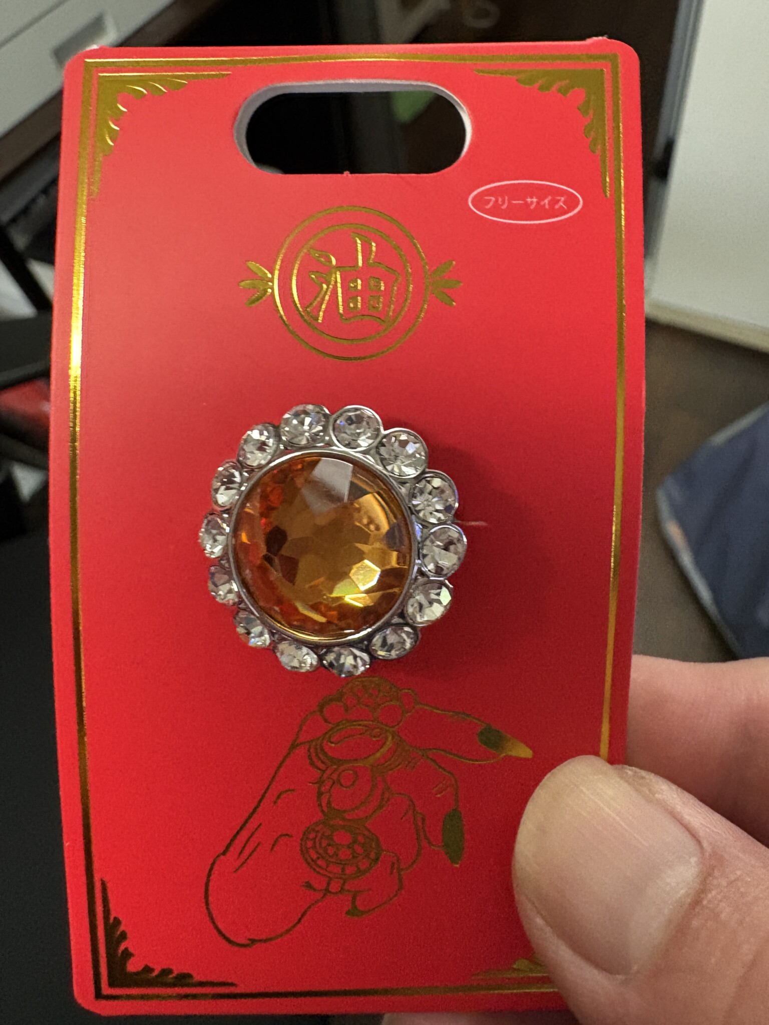 ジブリパーク展で購入した湯婆婆の指輪