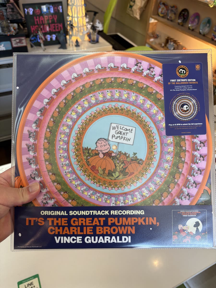 It's the Great Pumpkin, Charlie Brown ゾートロープ盤のジャケット
