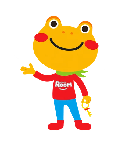 ご案内するカエルームの公式キャラクター