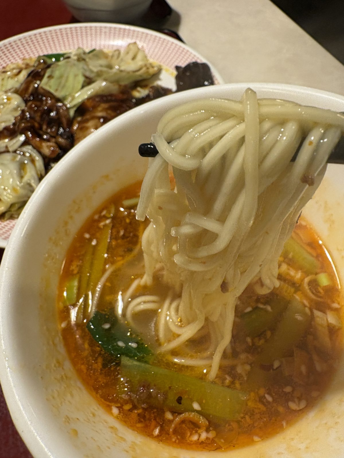 花梨の担々麺の麺