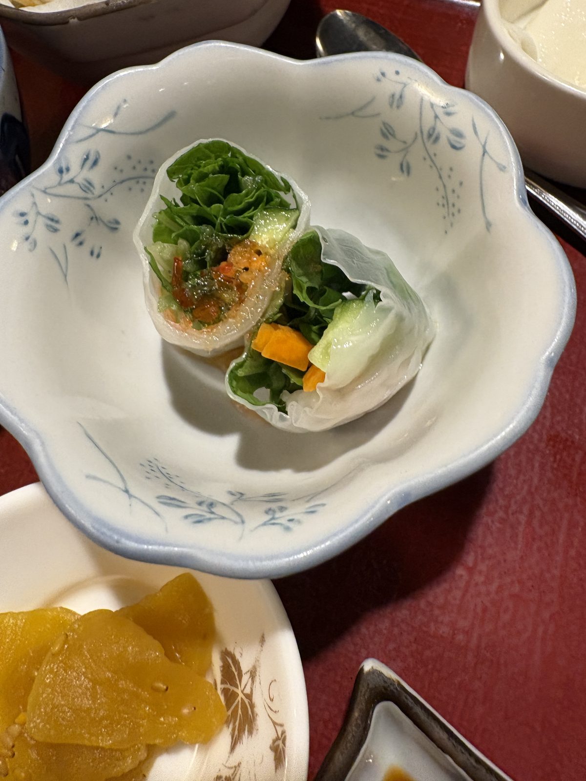 ぜいたくチョイスランチの小皿(生春巻き)