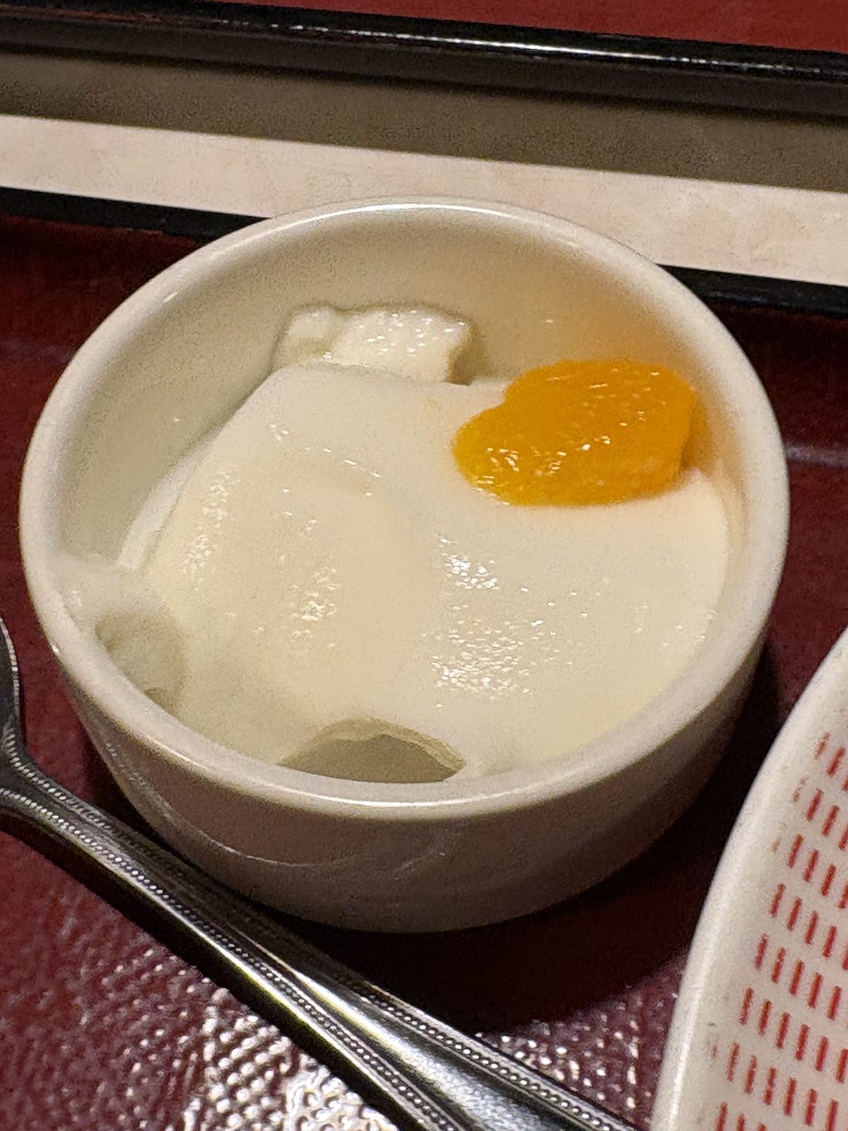 ぜいたくチョイスランチのデザート(杏仁豆腐)