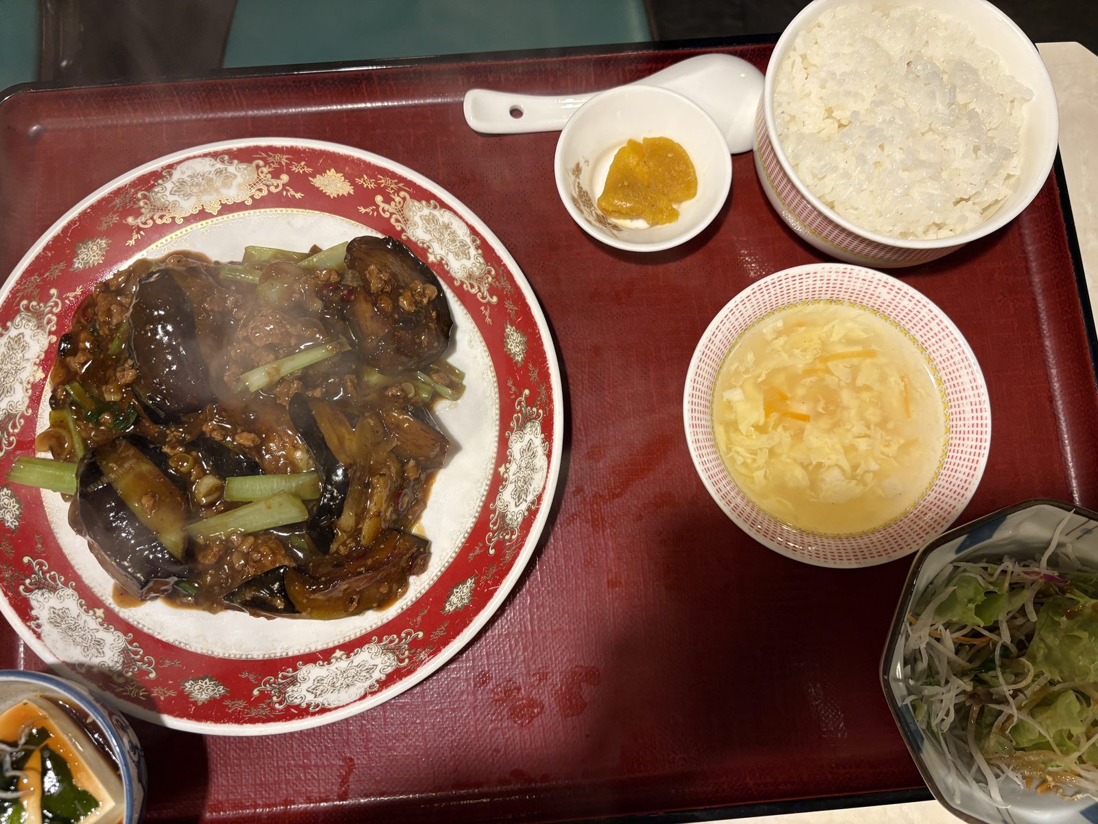 花梨定食(麻婆茄子)